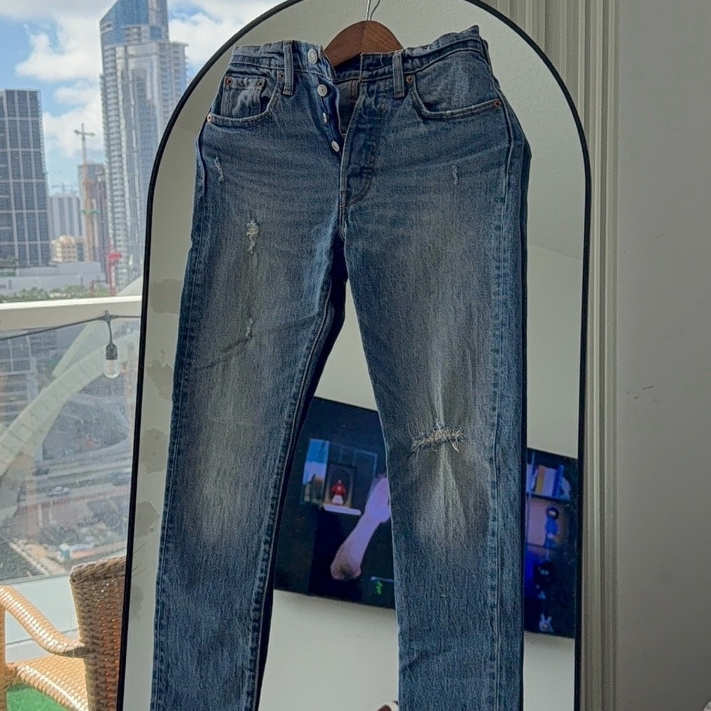 Levi's Blue Boyfriend Jeans